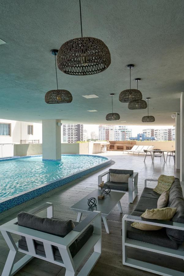 Escape Apartments, Balcony, Pool, Gym & Spa In La Julia Santo Domingo Luaran gambar